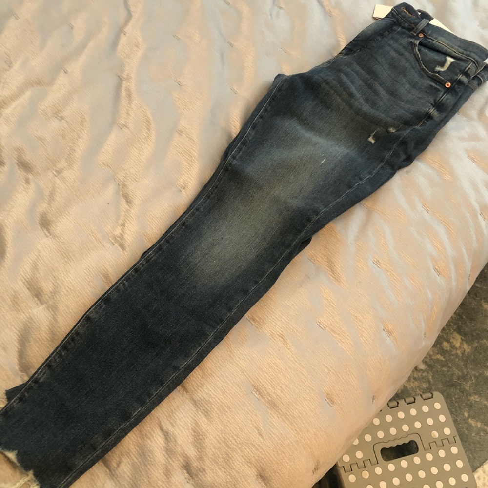 💫💫  Loft High Waisted Skinny Ankle Jeans NWT